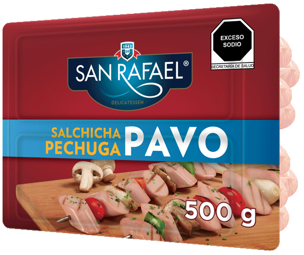 Salchicha de Pavo 500g San Rafael