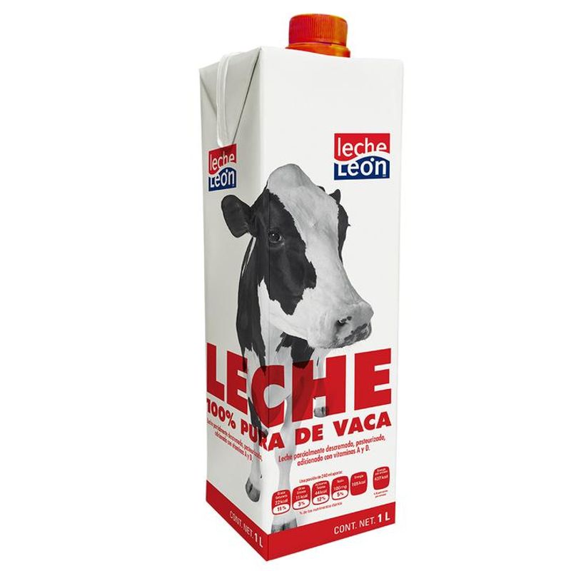 Leche entera 1L Leon