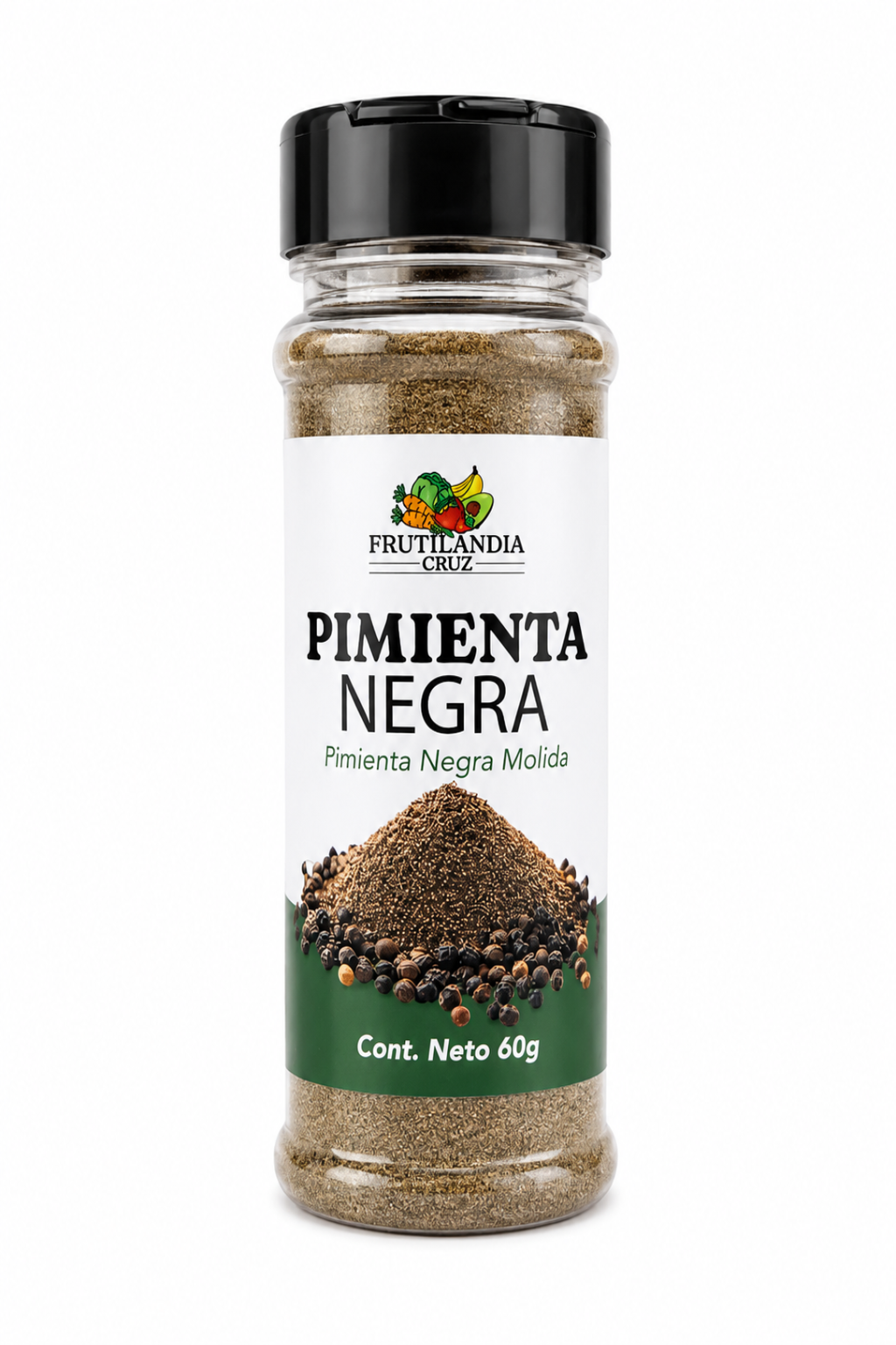 Pimienta Negra Molida Frasco