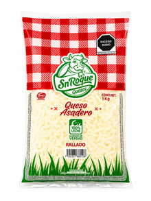Queso Asadero Rallado 1 Kg San Roque