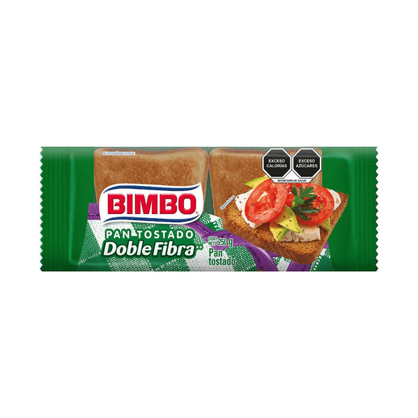 Pan tostado Doble Fibra 250g Bimbo