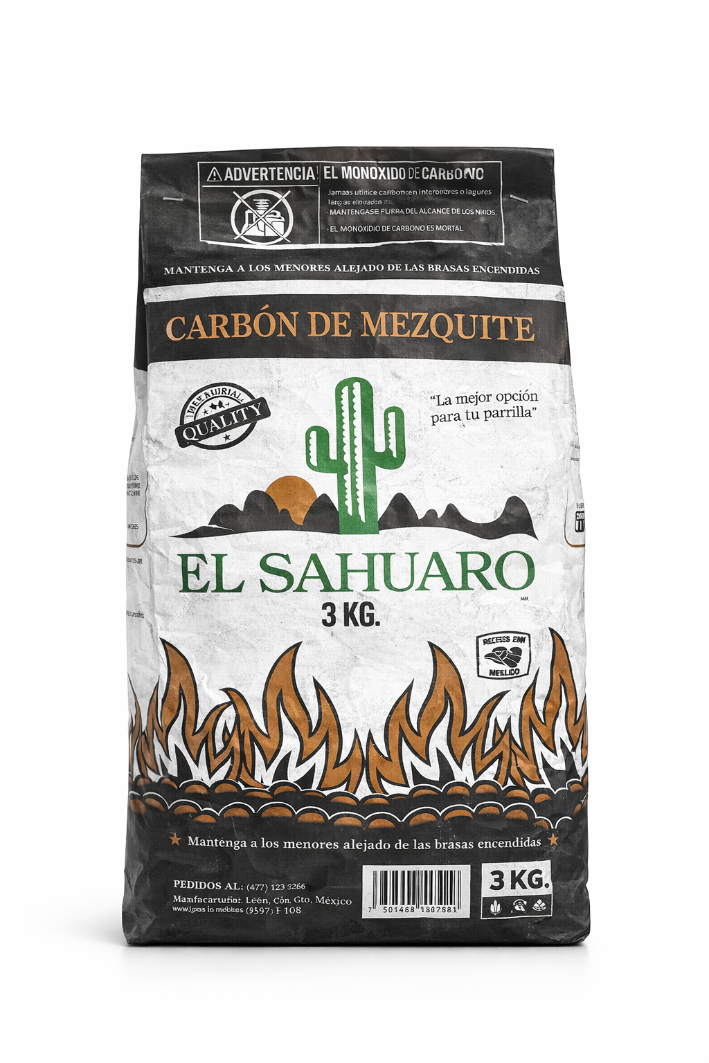 Carbón Sahuaro Mezquite