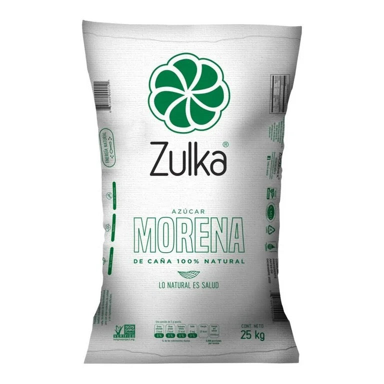 Azucar morena 25kg Zulka
