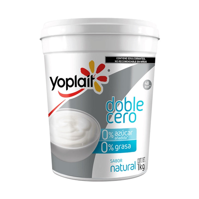Yoghurt Natural Doble Cero 1kg Yoplait
