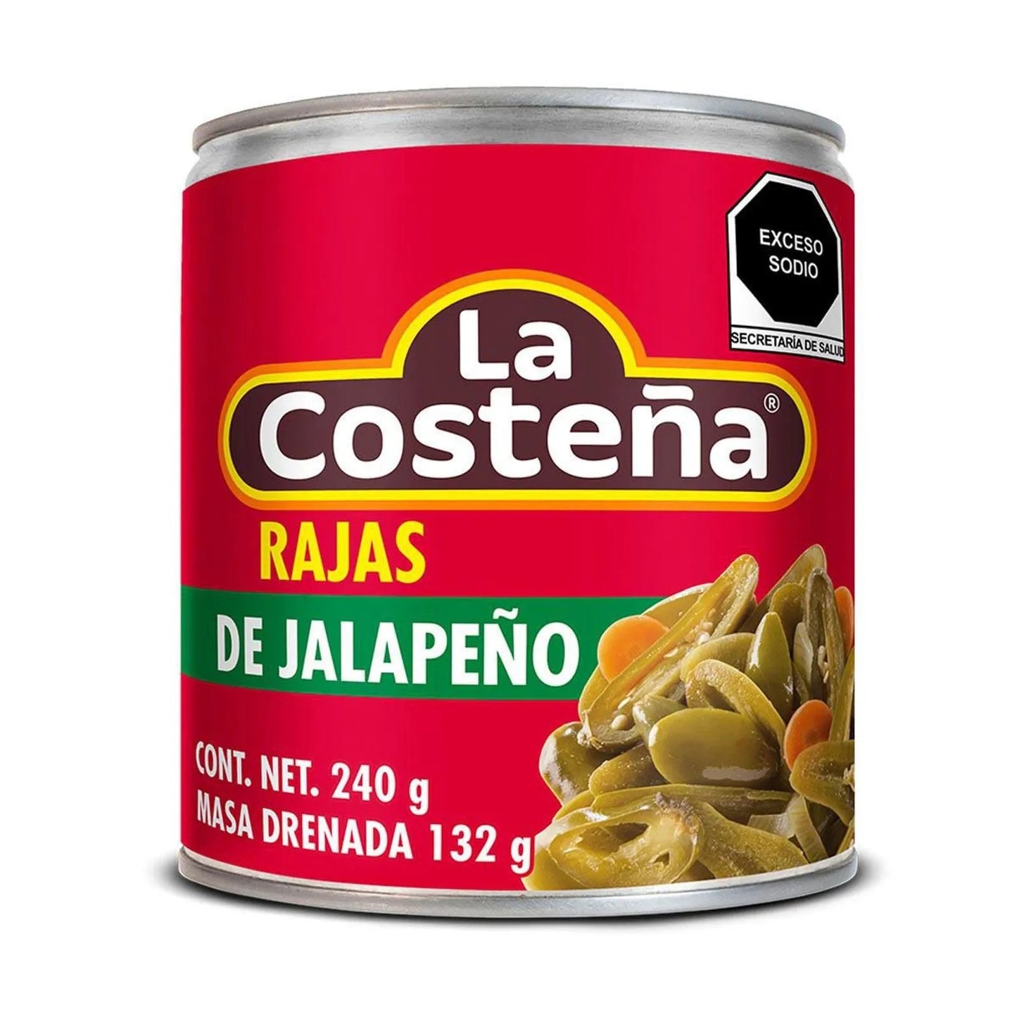 Jalapeños Rajas 240g La Costeña