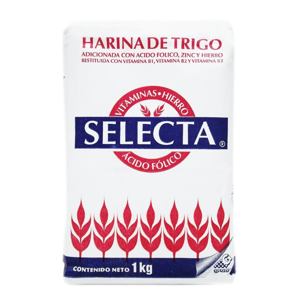 Harina de trigo 1kg Selecta